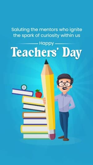 Teachers' Day Insta Story event advertisement