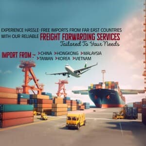 Logistics & Courier Services poster