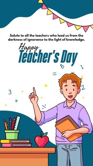 Teachers' Day Insta Story flyer