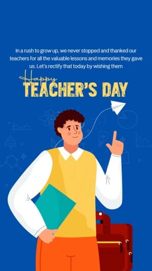 Teachers' Day Insta Story post