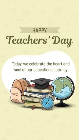 Teachers' Day Insta Story marketing flyer