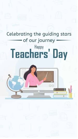 Teachers' Day Insta Story marketing poster