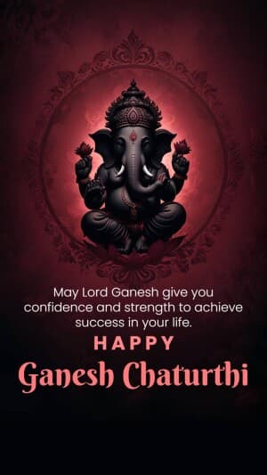 Ganesh Chaturthi Insta Story Social Media post