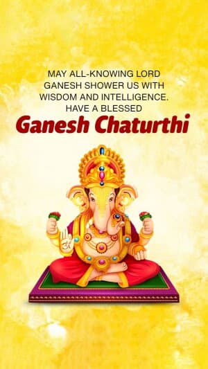 Ganesh Chaturthi Insta Story flyer