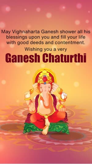 Ganesh Chaturthi Insta Story banner