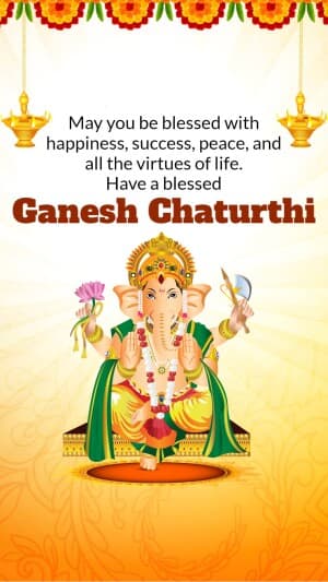 Ganesh Chaturthi Insta Story poster