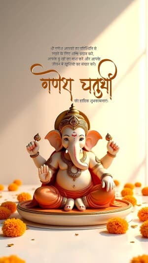 Ganesh Chaturthi Insta Story advertisement banner