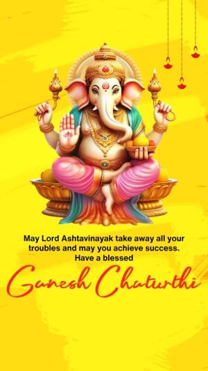 Ganesh Chaturthi Insta Story post