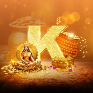 Dhanteras Exclusive Theme marketing flyer