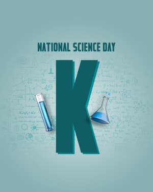 Basic Alphabet - National Science Day Instagram Post