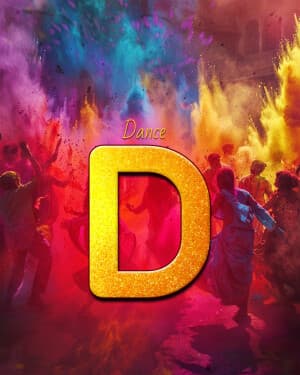 Exclusive Alphabet - Holi banner