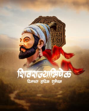 Exclusive Collection - Shivaji Maharaj Rajyabhishek Din graphic