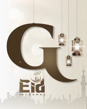 Basic Alphabet - Eid al Fitr ad post