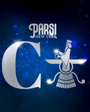 Special Alphabet - Parsi New year poster