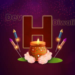 Dev Diwali Basic Theme Social Media post