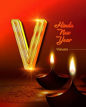 Exclusive Alphabet - Hindu New Year festival image