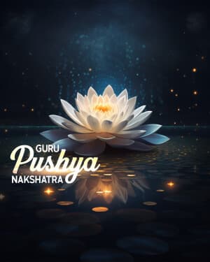 Exclusive Collection - Guru pushya nakshatra post