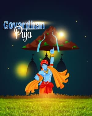 Govardhan Puja Exclusive Collection Social Media post