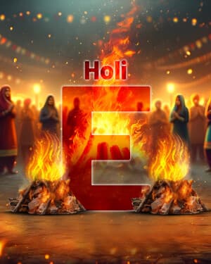 Basic Alphabet - Holi banner