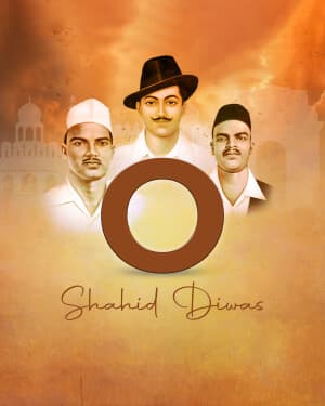 Basic Alphabet - Shahid Diwas creative image