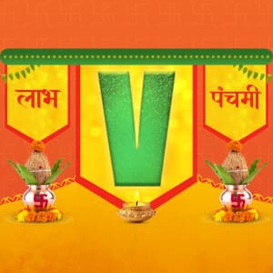 Labh Pancham Alphabet advertisement banner