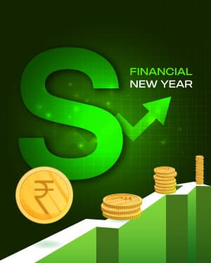 Basic alphabet - Financial New Year graphic