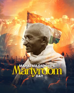 Gandhi’s Martyrdom Day - Exclusive Post Instagram Post