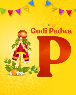 Special Alphabet - Gudi Padwa poster Maker