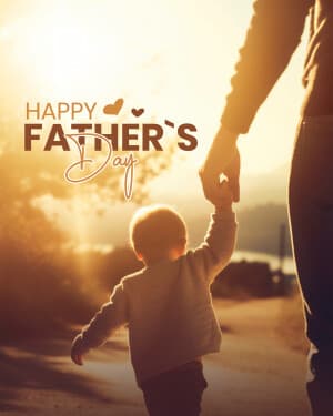 Exclusive Collection -  Father's day event poster