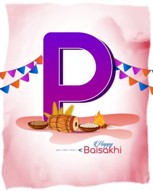 Basic Alphabet - Baisakhi poster Maker