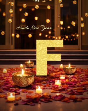 Premium Alphabet - Hindu New Year marketing flyer