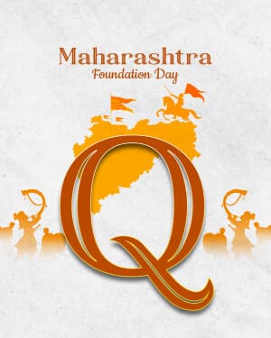 Basic Alphabet - Maharashtra Foundation Day creative image