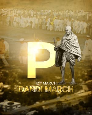 Premium Alphabet - Dandi March creative image