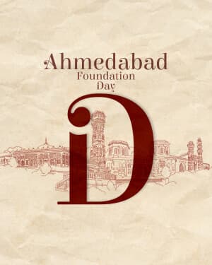 Basic Alphabet - Ahmedabad Foundation Day banner