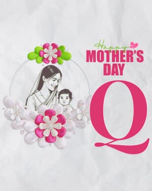 Alphabet - Mother's Day event advertisement