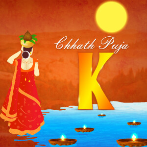 Chhath Puja Premium Theme marketing flyer