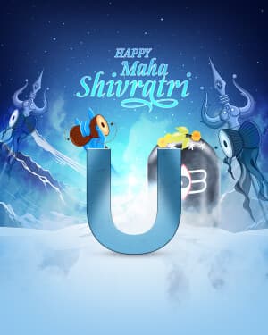 Basic Alphabet - Maha Shivaratri advertisement banner