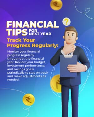 Financial Tips for Next Year event poster