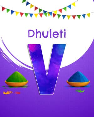 Premium Alphabet - Dhuleti flyer