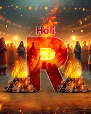 Basic Alphabet - Holi graphic