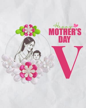 Alphabet - Mother's Day flyer