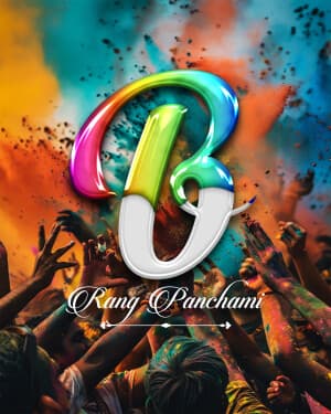 Exclusive Alphabet - Rang Panchami event poster