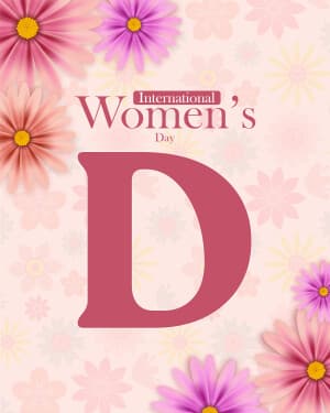 Premium Alphabet - International Women's Day festival image