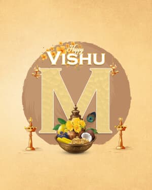 Alphabet - Vishu marketing poster