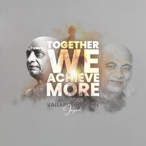 Sardar Patel Jayanti Exclusive Collection event poster