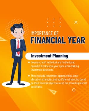 Importance of Financial Year flyer