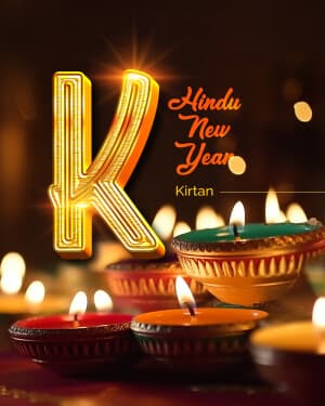 Exclusive Alphabet - Hindu New Year poster Maker