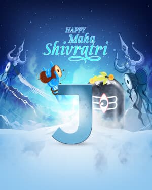 Basic Alphabet - Maha Shivaratri event poster