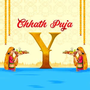 Chhath Puja Premium Theme event poster