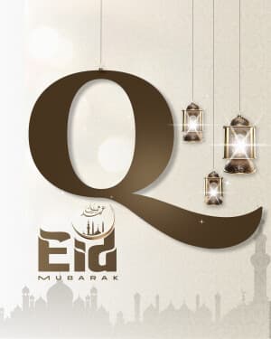 Basic Alphabet - Eid al Fitr event advertisement
